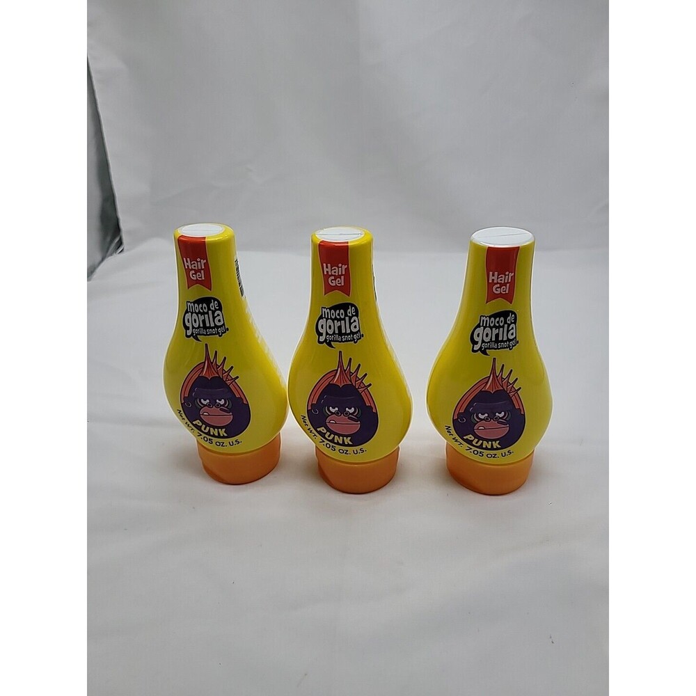3 Pk Gorilla Snot Hair Gel Punk  7.05 Oz each New